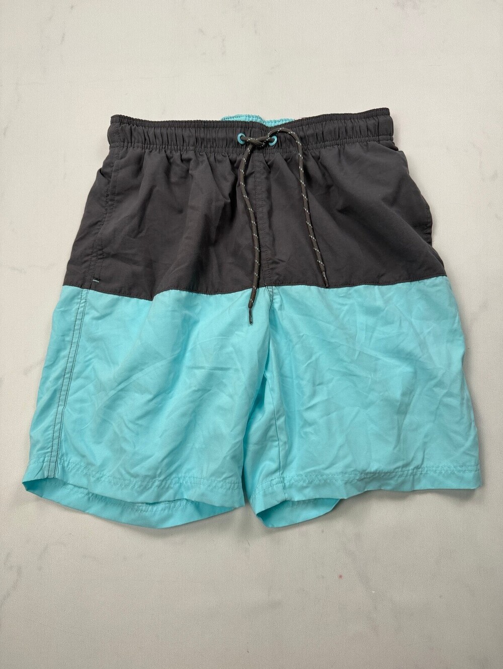 George Athletic Shorts Black Aqua Contemporary Adjustable - Mens S